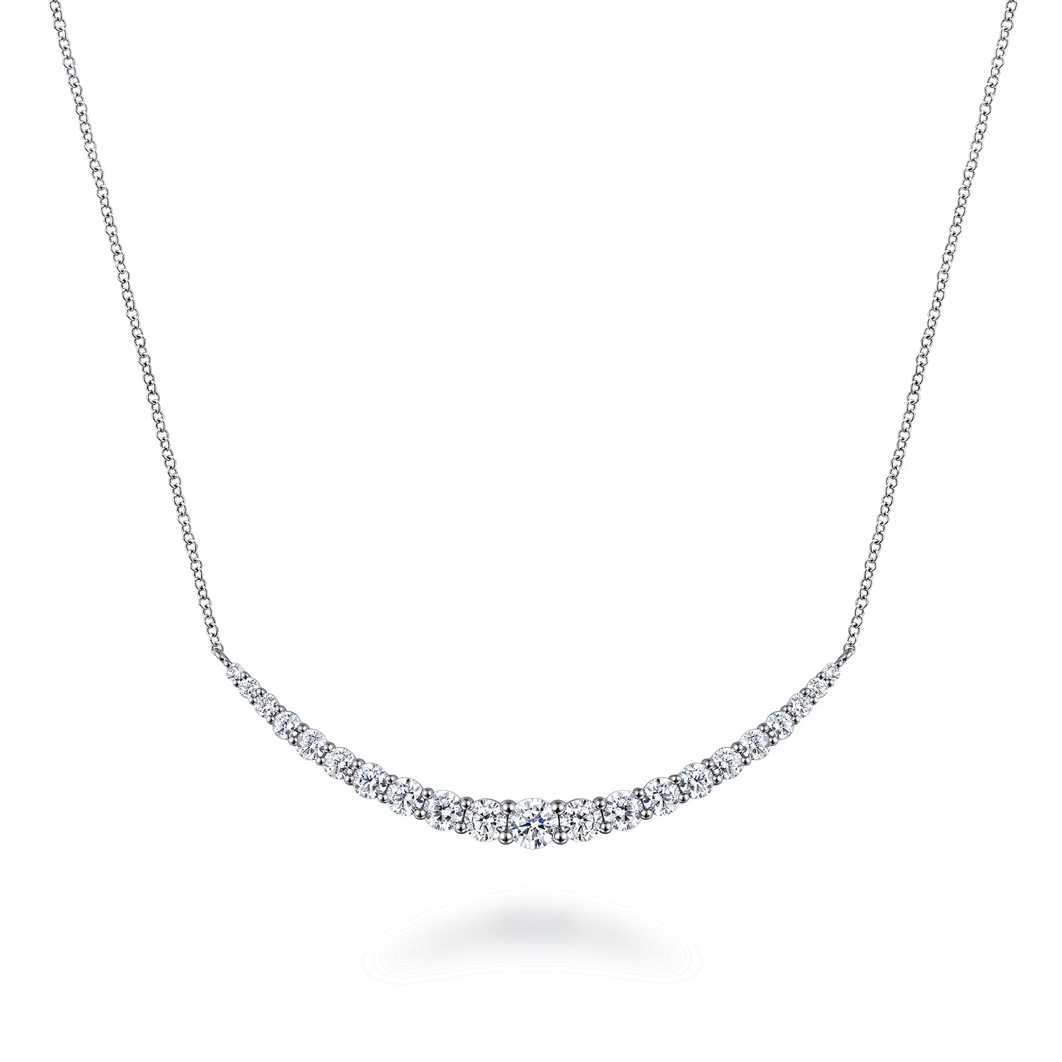Diamond Bar Necklace