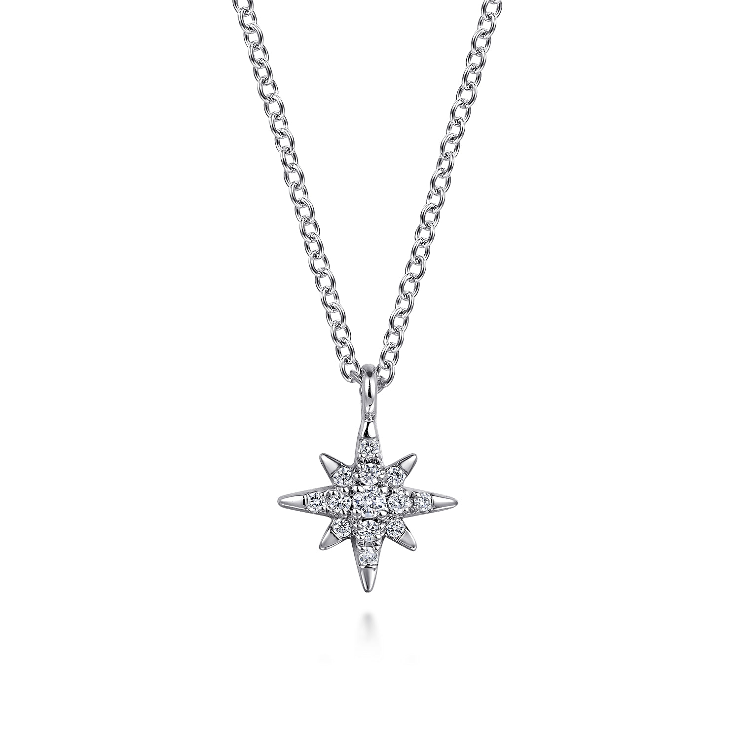 アクセサリー GARNI Brilliant Necklace Radiant Emerald Cut Bezel Set Cubic Zirconia Horizontal