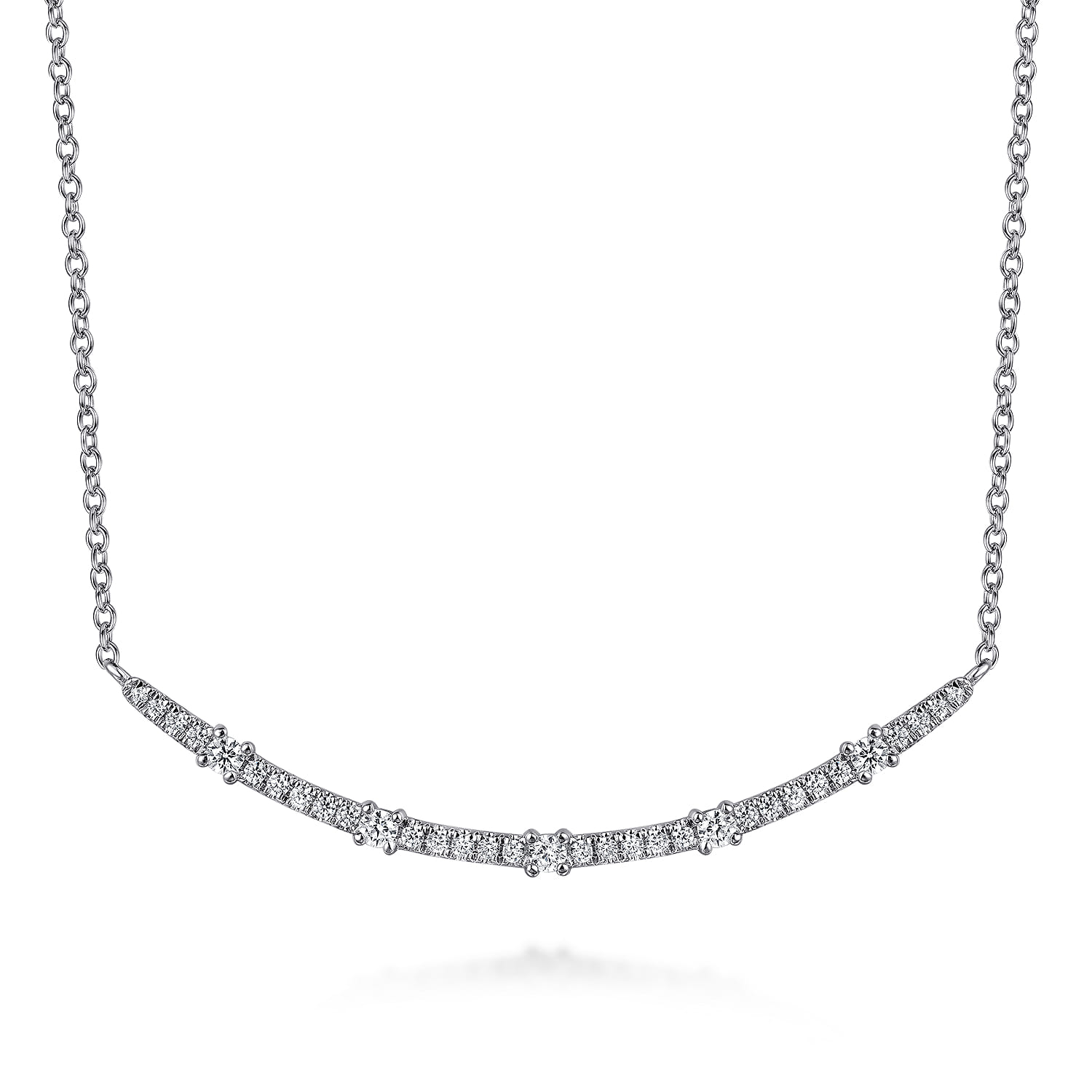 Diamond Bar Necklace