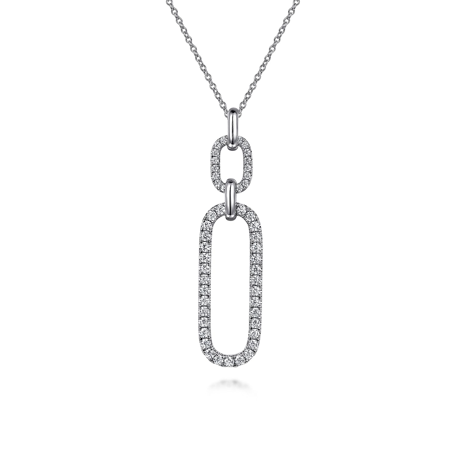 14K White Gold Finish Money Gang 2024 Pendant + Free Chain.