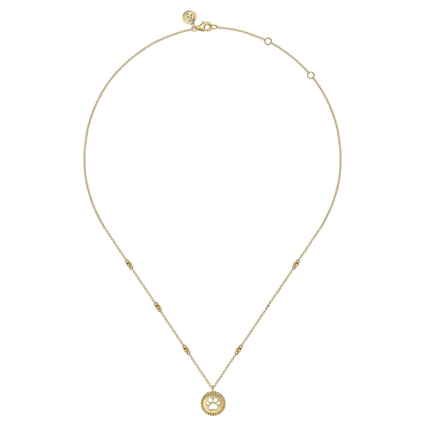 Medallion Necklace-Bujukan in 14K Yellow Gold, photograph 2