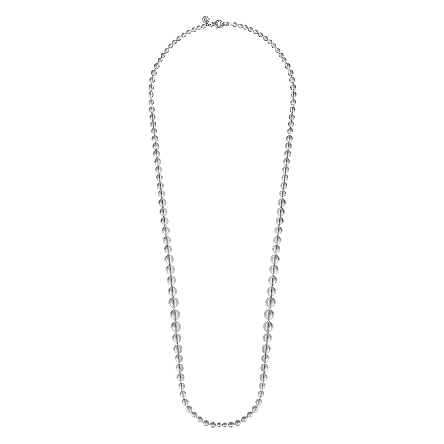 Bujukan Beads Chain Necklace in Sterling Silver, photograph 2