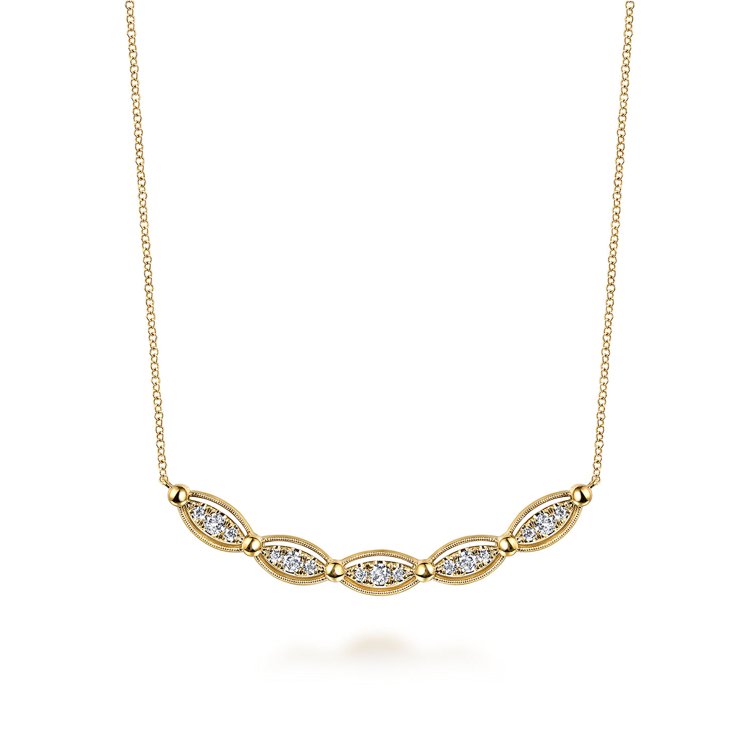 Bujukan Diamond Bar Necklace