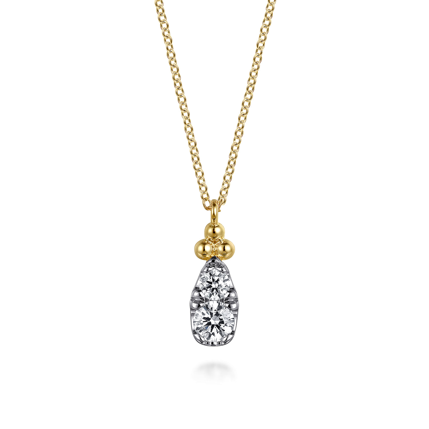 Diamond Bujukan Teardrop Pendant Necklace