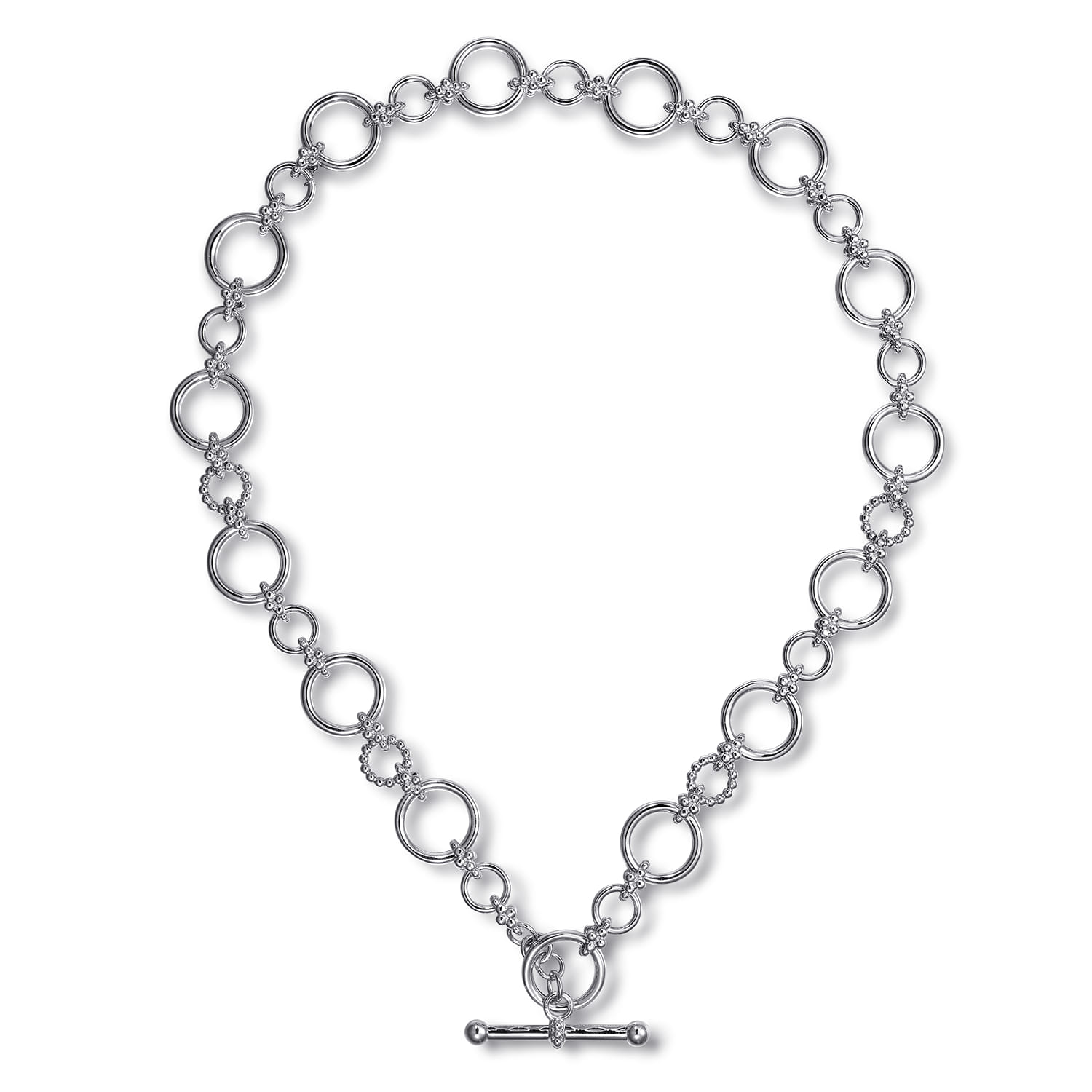 Bujukan Link Necklace in Sterling Silver, photograph 2