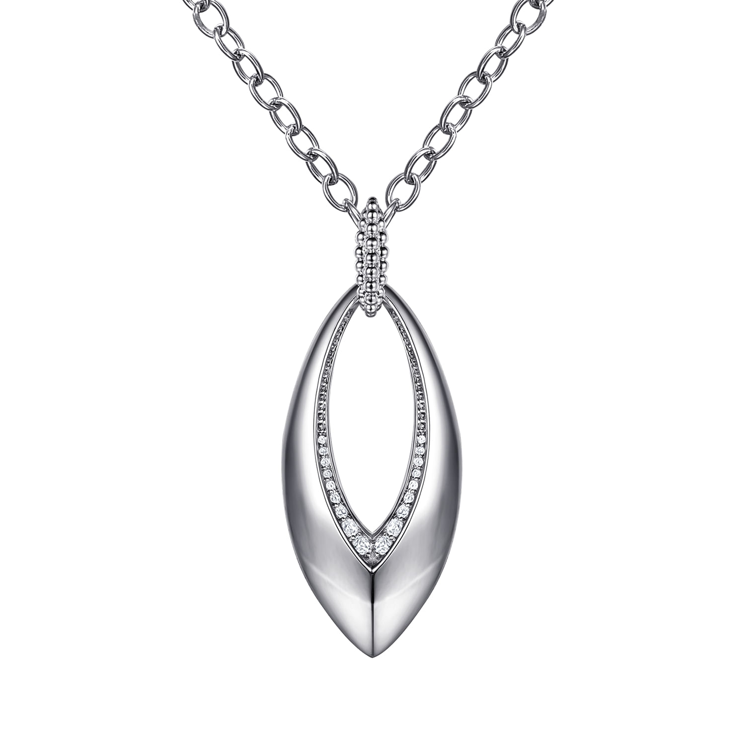 925 Sterling Silver Bujukan and White Sapphire Marquise