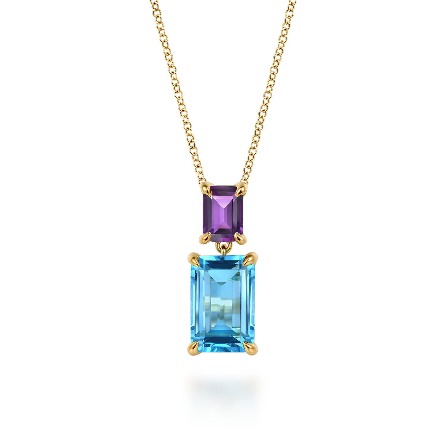 14k Yellow Gold Pendant Color SKU: NK7871Y4JMC Gabriel