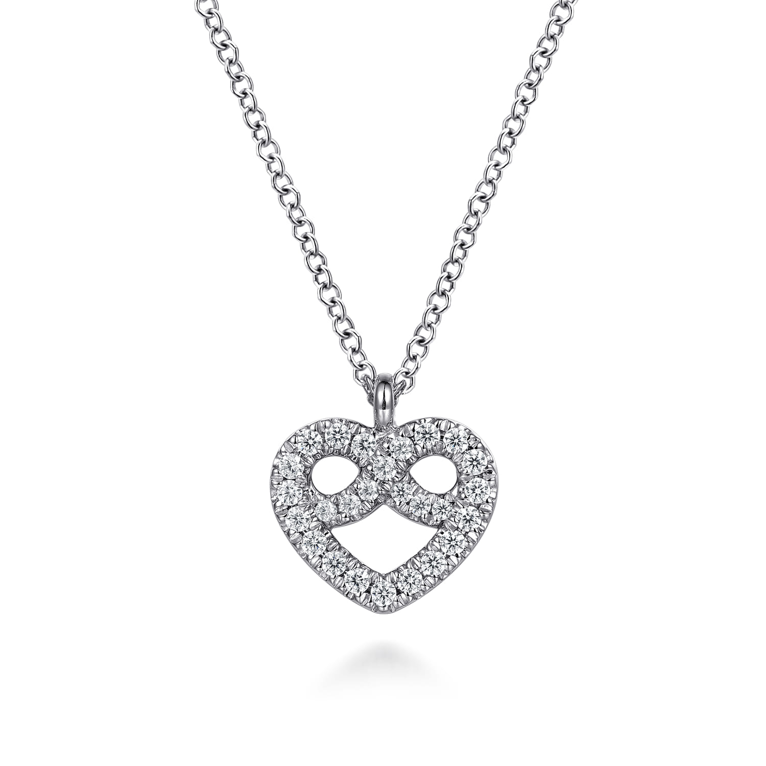 Diamond Infinity Pendant Necklace