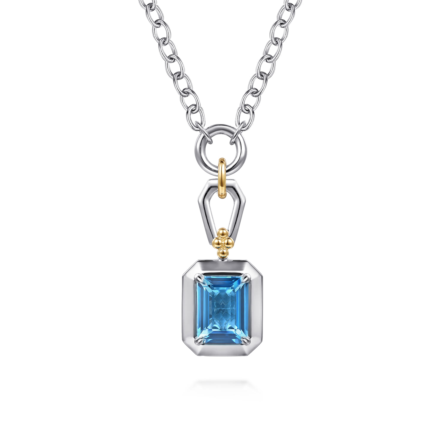 and Bujukan Blue Topaz Pendant Necklace