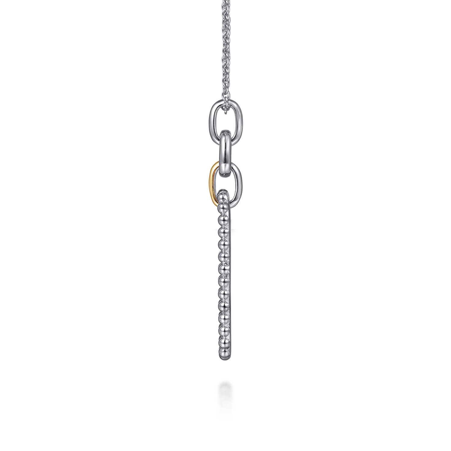 and Bujukan Link Pendant Necklace in 14K Yellow Gold, photograph 4