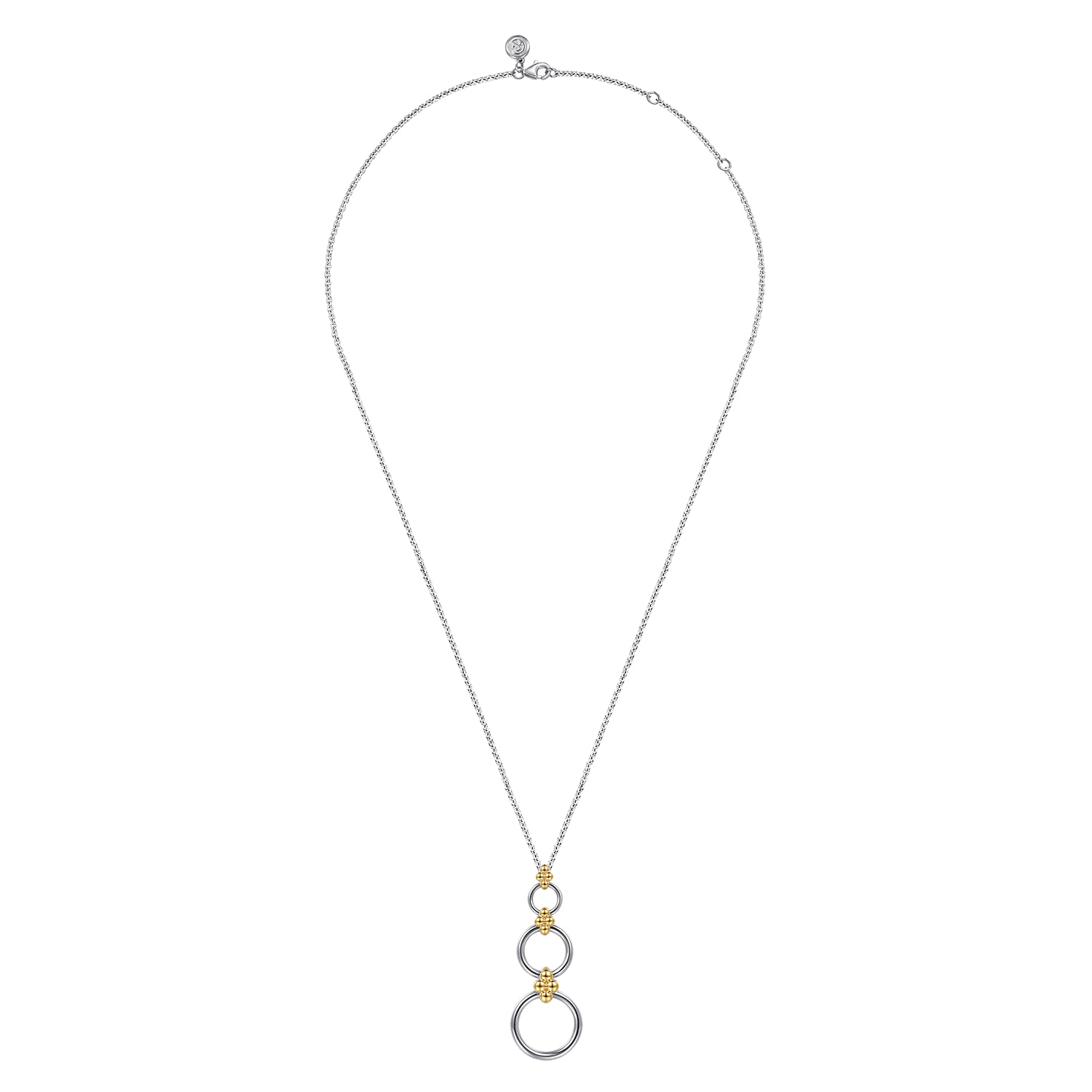 and Bujukan Link Pendant Necklace in 14K Yellow Gold, photograph 2