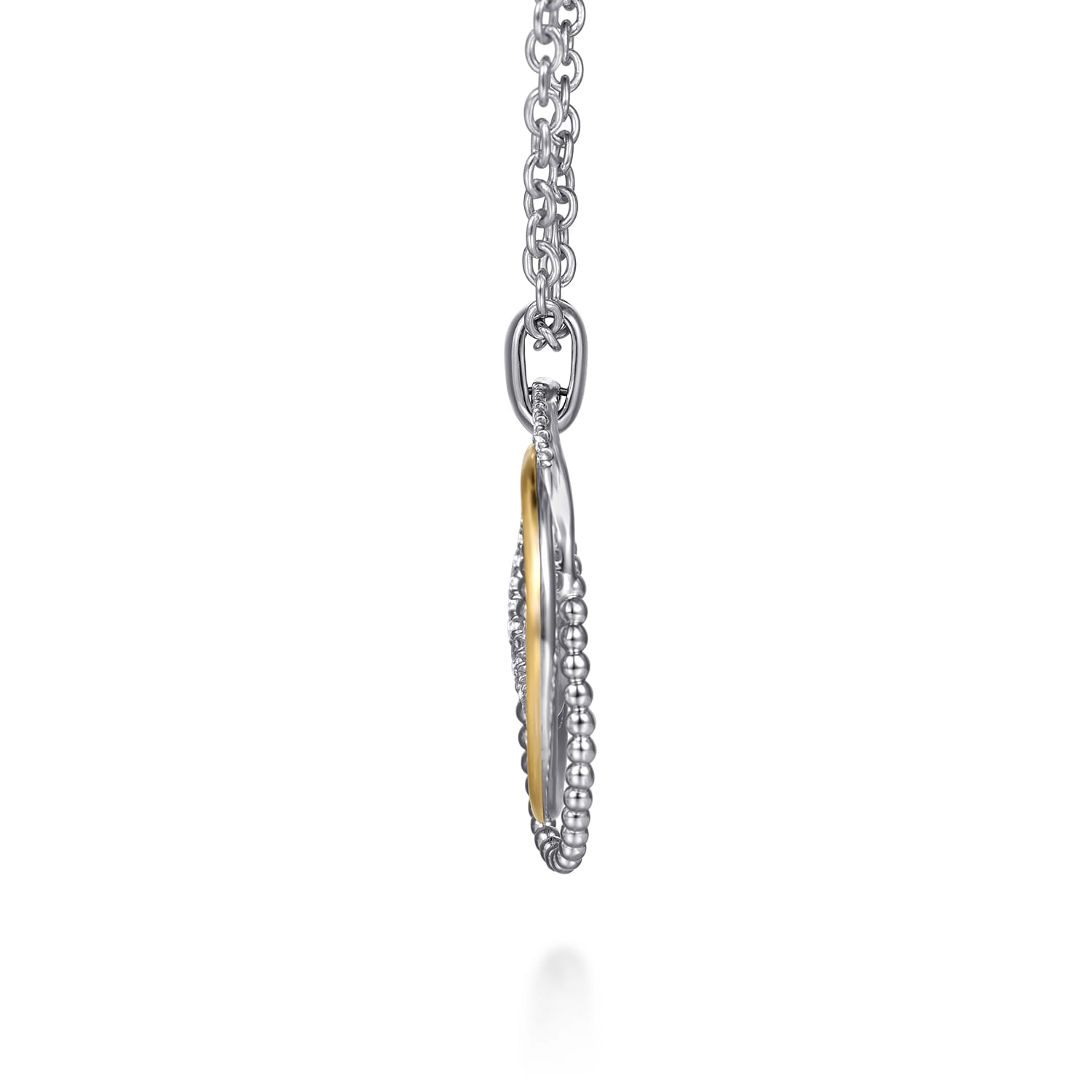 and Bujukan Multi Link Pendant Necklace in 14K Yellow Gold, photograph 4