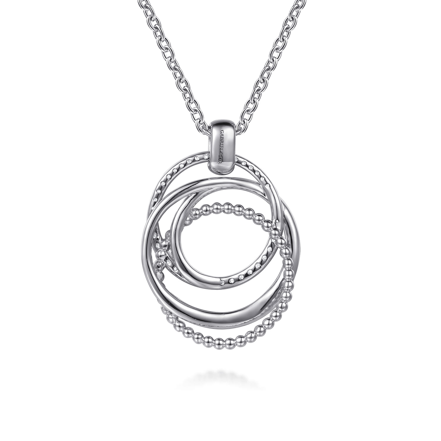 and Bujukan Multi Link Pendant Necklace in 14K Yellow Gold, photograph 5