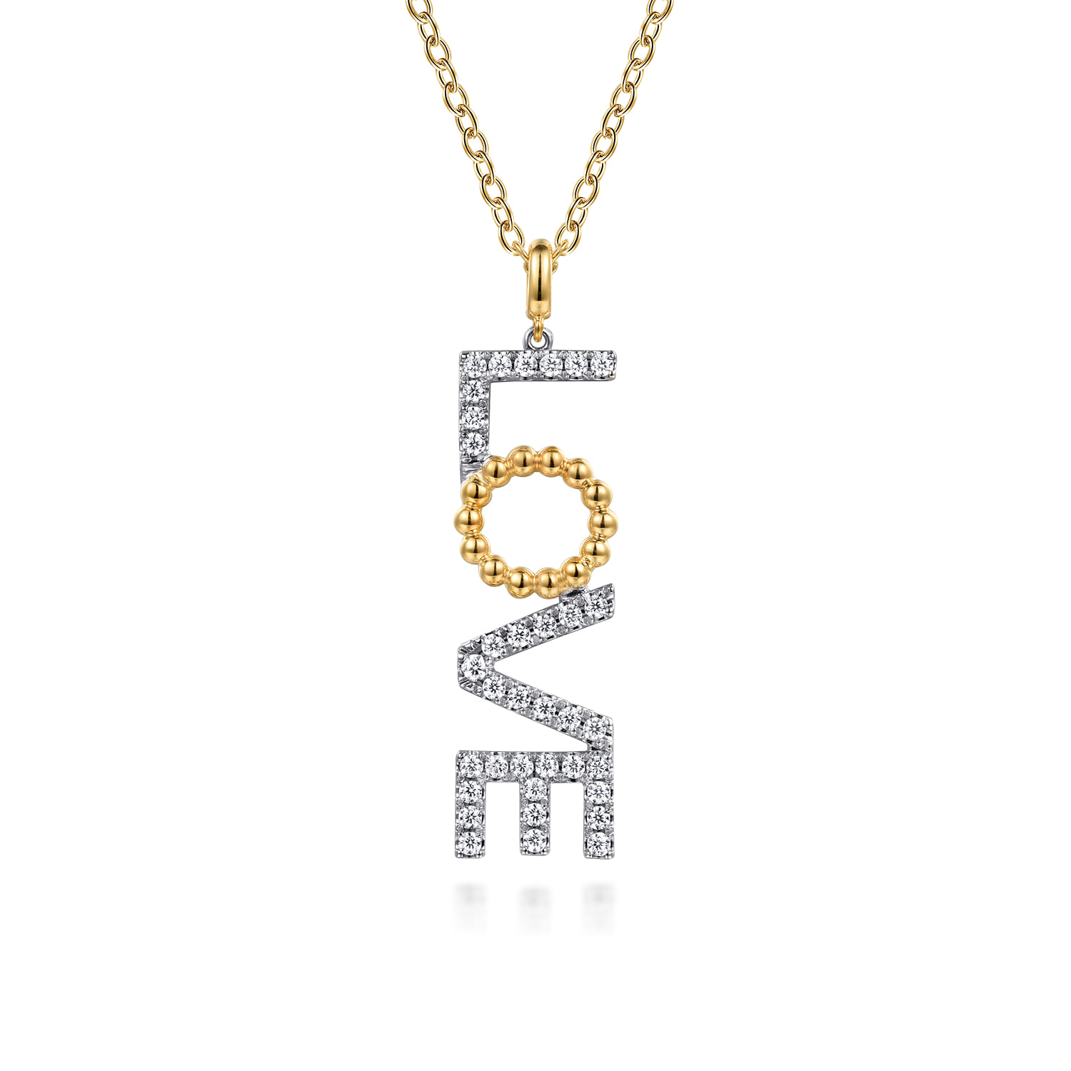 Bujukan and Diamond Love Necklace
