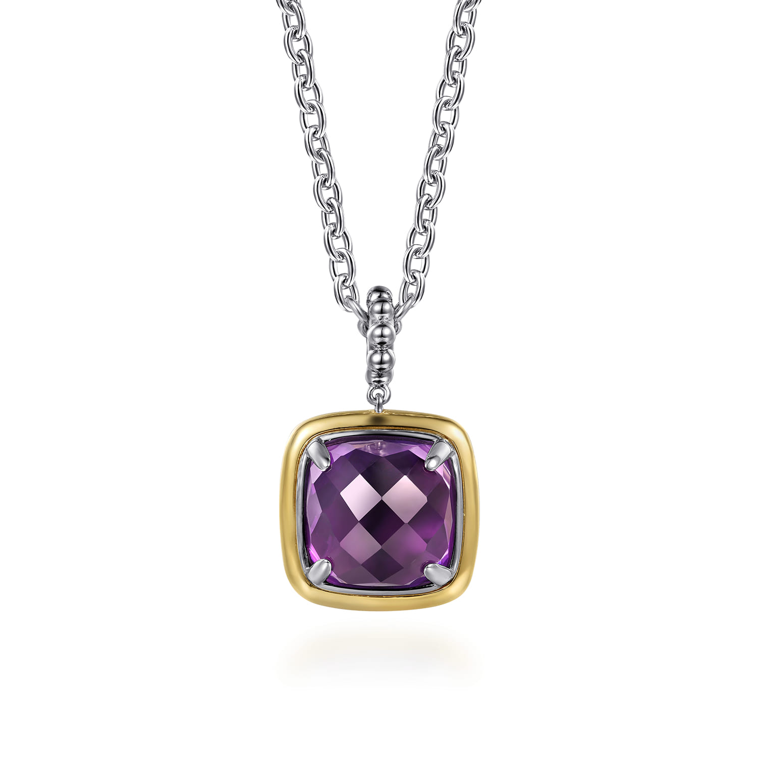 and Bujukan Cushion Amethyst Pendant Necklace