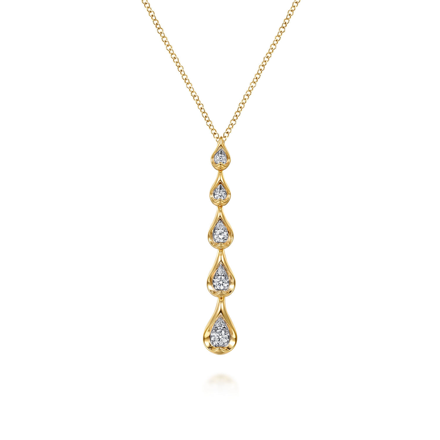 Diamond Teardrop Necklace