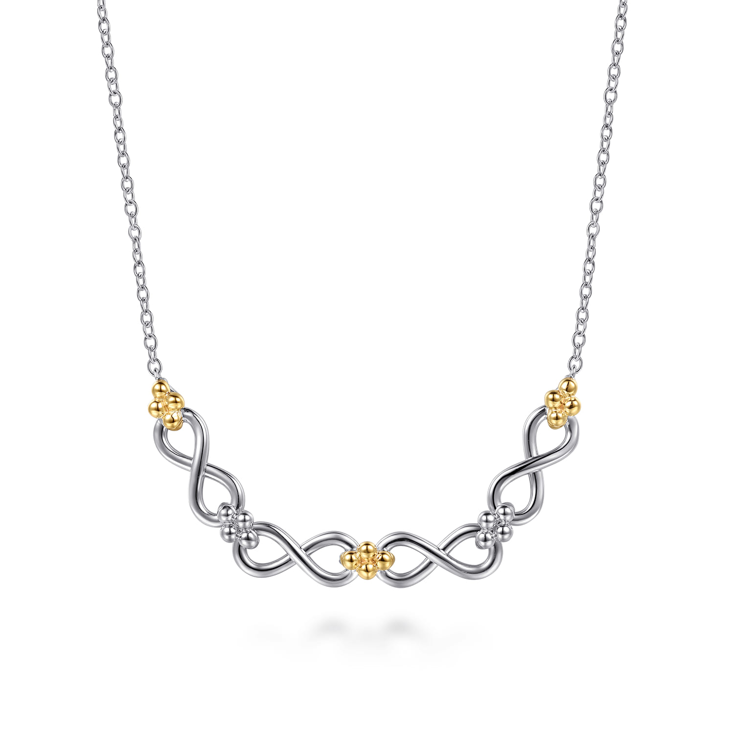 and Bujukan Infinity Bar Necklace