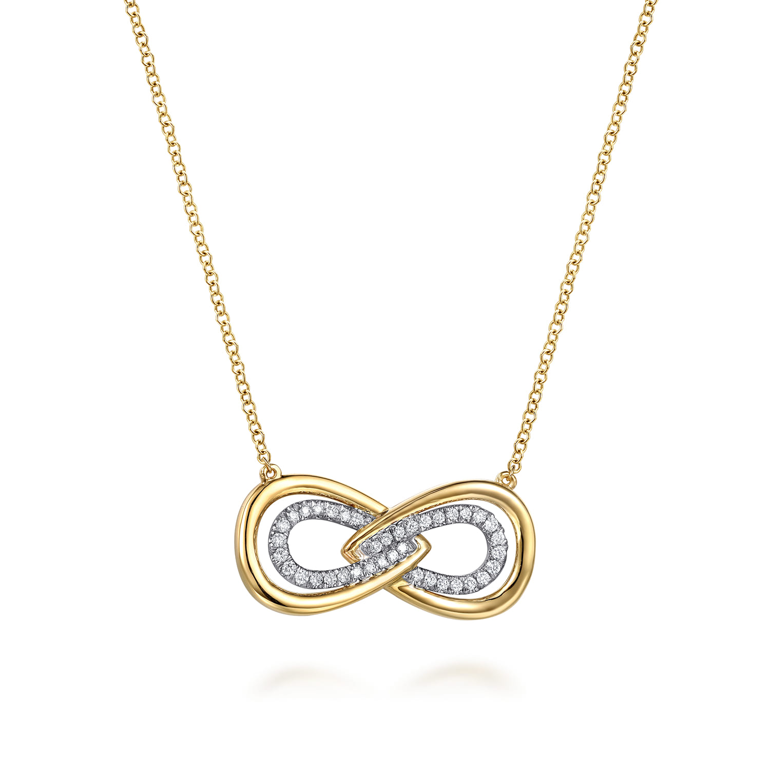 Diamond Infinity Pendent Necklace