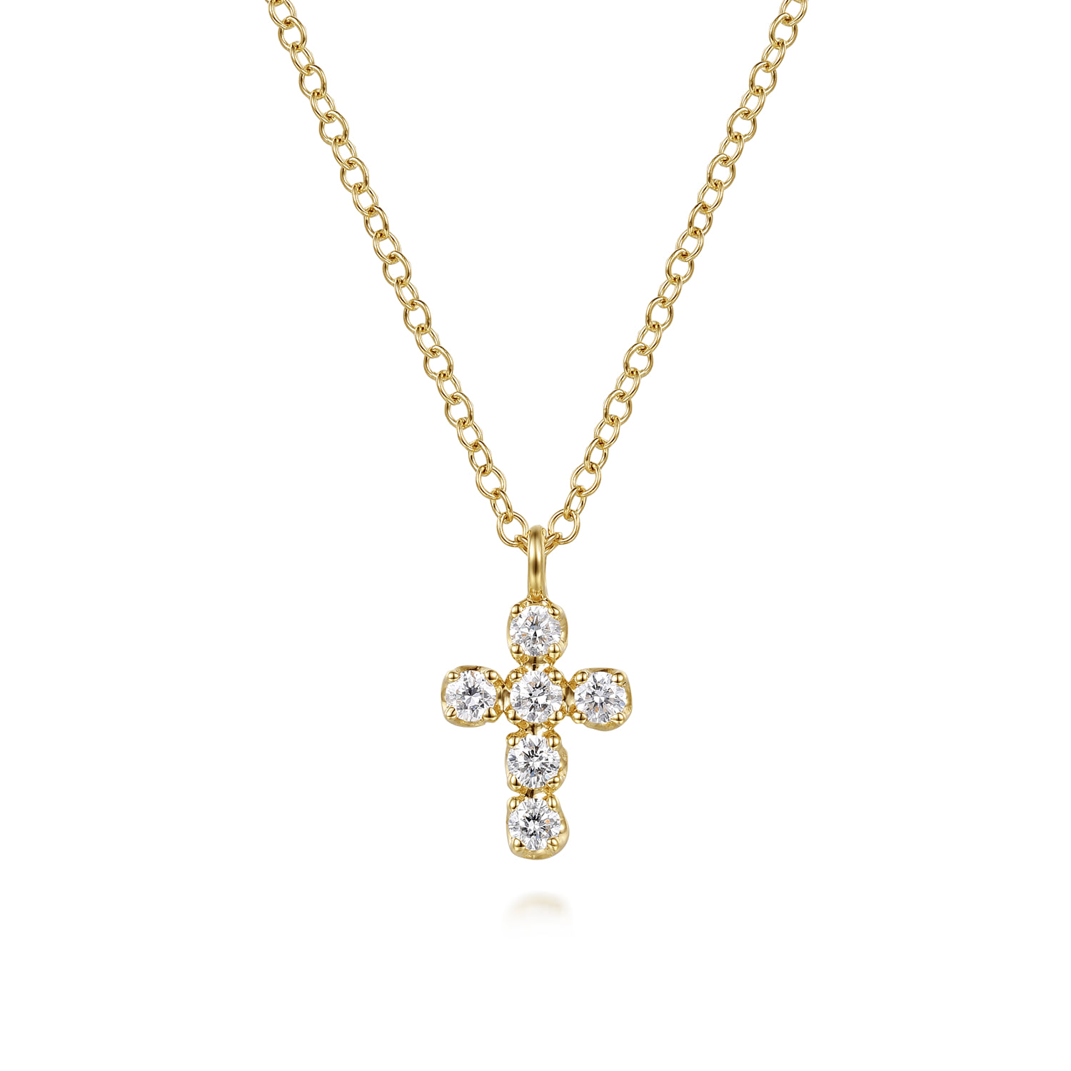 Diamond Cross Pendant Necklace