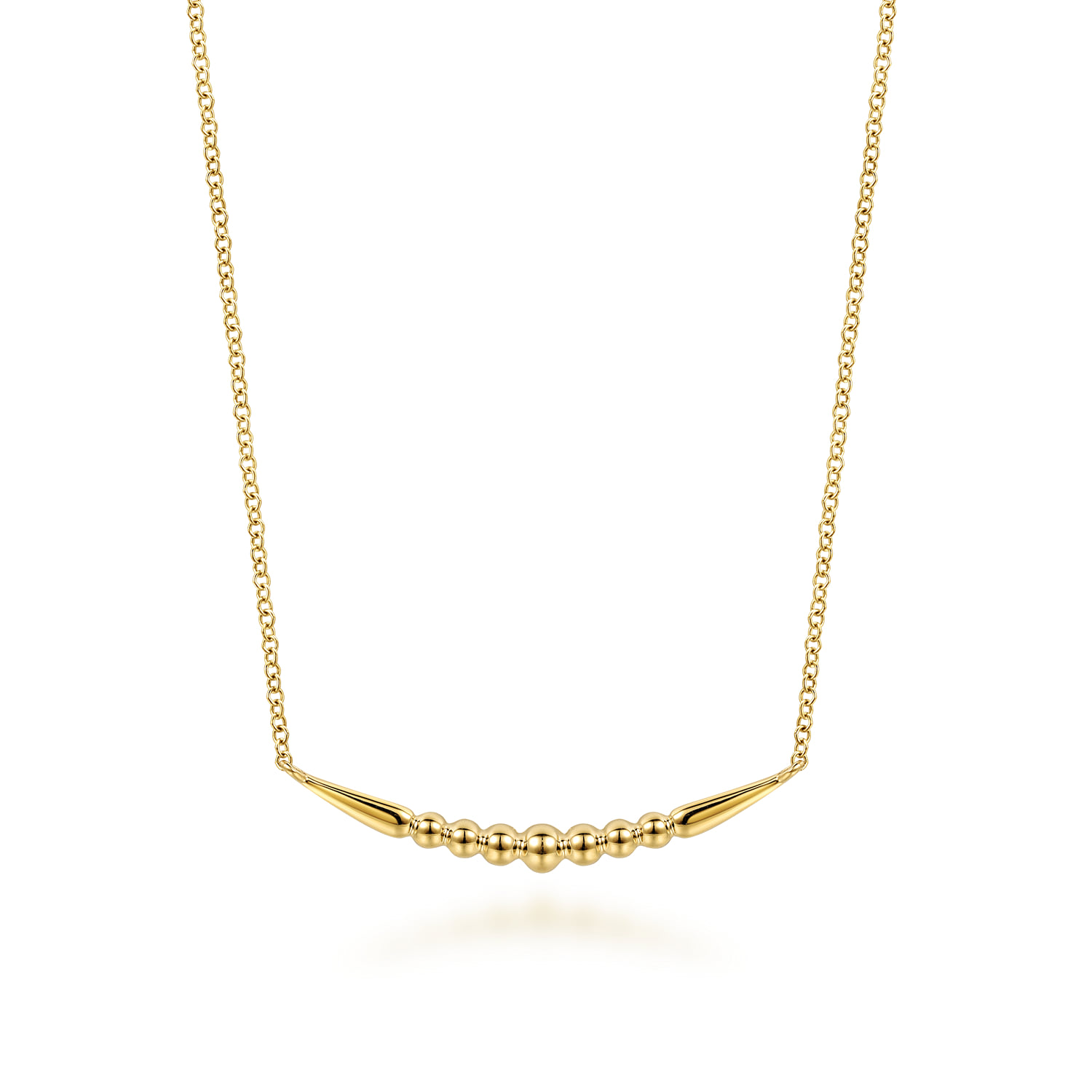 Graduating Bujukan and Spike Bar Necklace