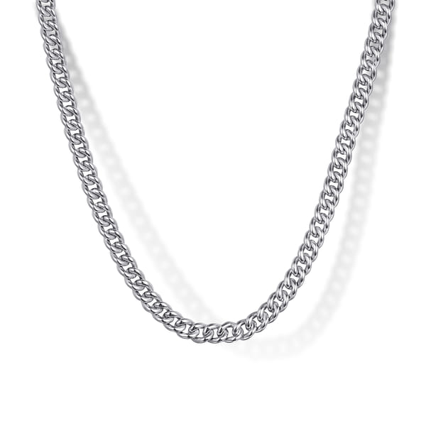20 Inch 3mm 925 Sterling Silver Men's Solid Cuban Link Chain Necklace