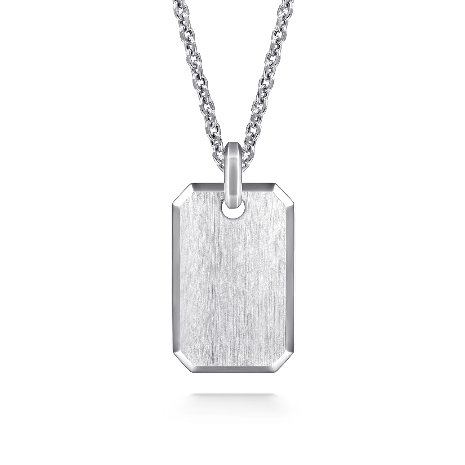 Men's Engraved Dog Tag shops Necklace