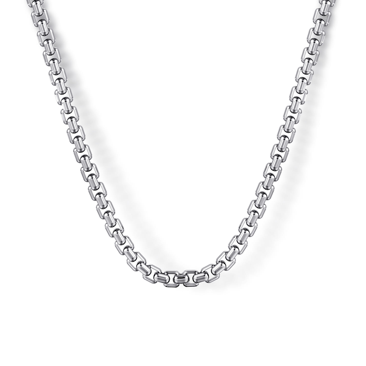 22 Inch 2.5mm Men's Solid Box Chain Necklace