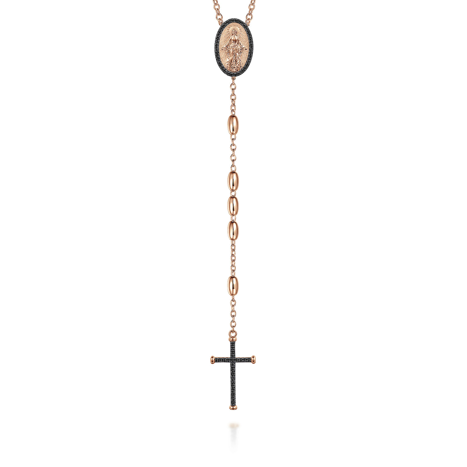 ★関税/送料込★VIVASTUDIO★BLACK DIAMOND ROSARY NECKLACE fancy-black-diamond-