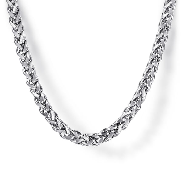 20 Inch 3.2mm 925 Sterling Silver Men's Solid Wheat Chain Necklace 
