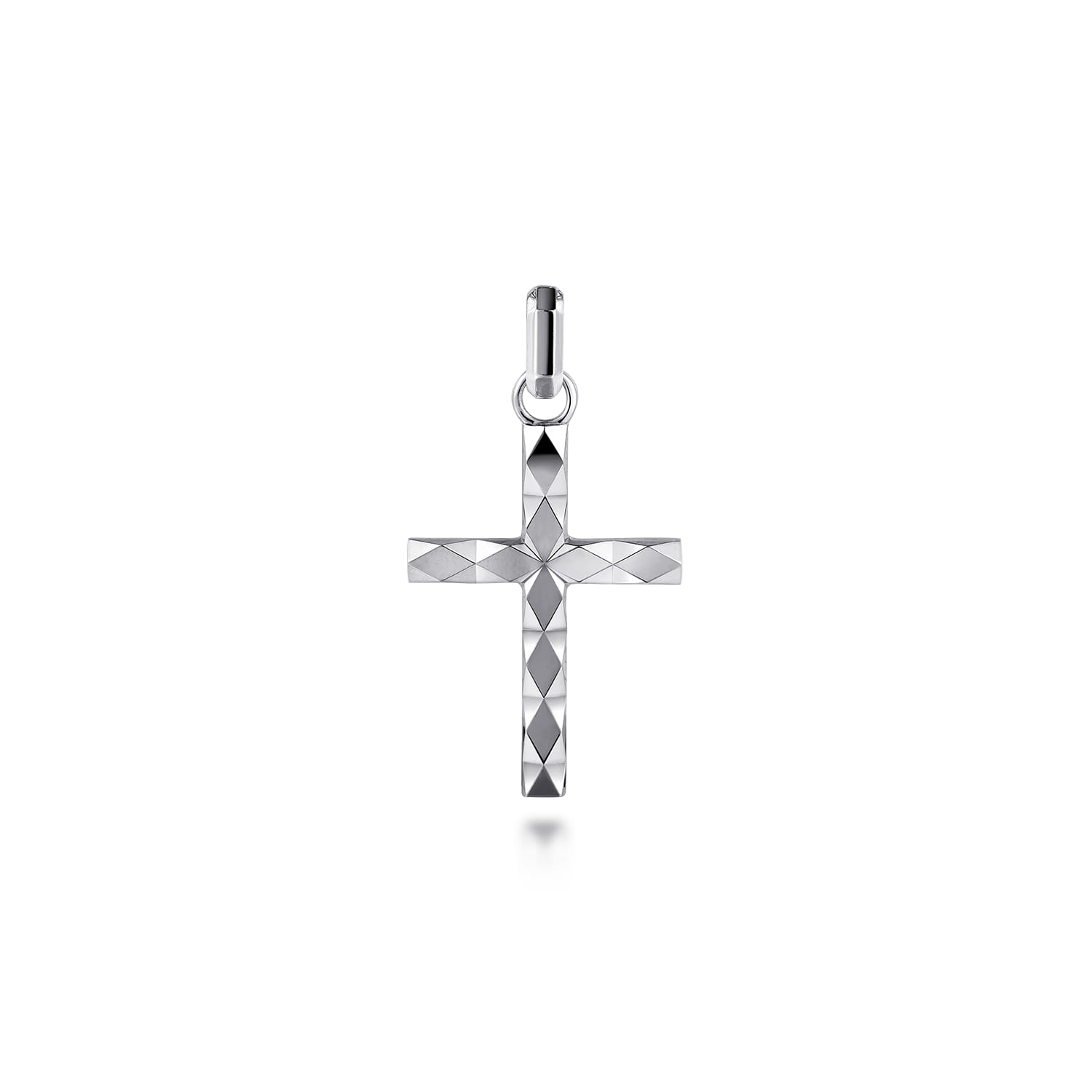Faceted Cross Pendant