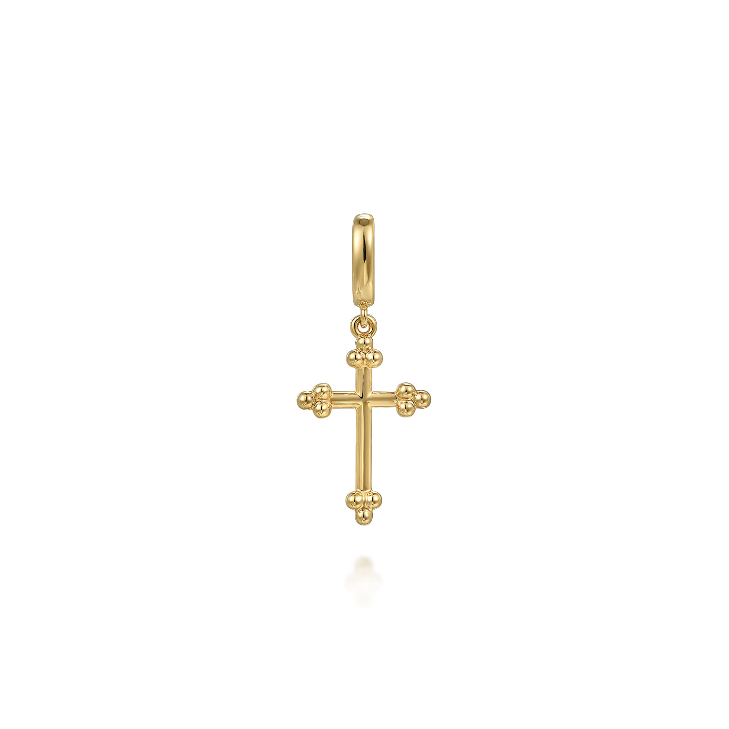 Bujukan Cross Charm Pendant with Detachable Bail