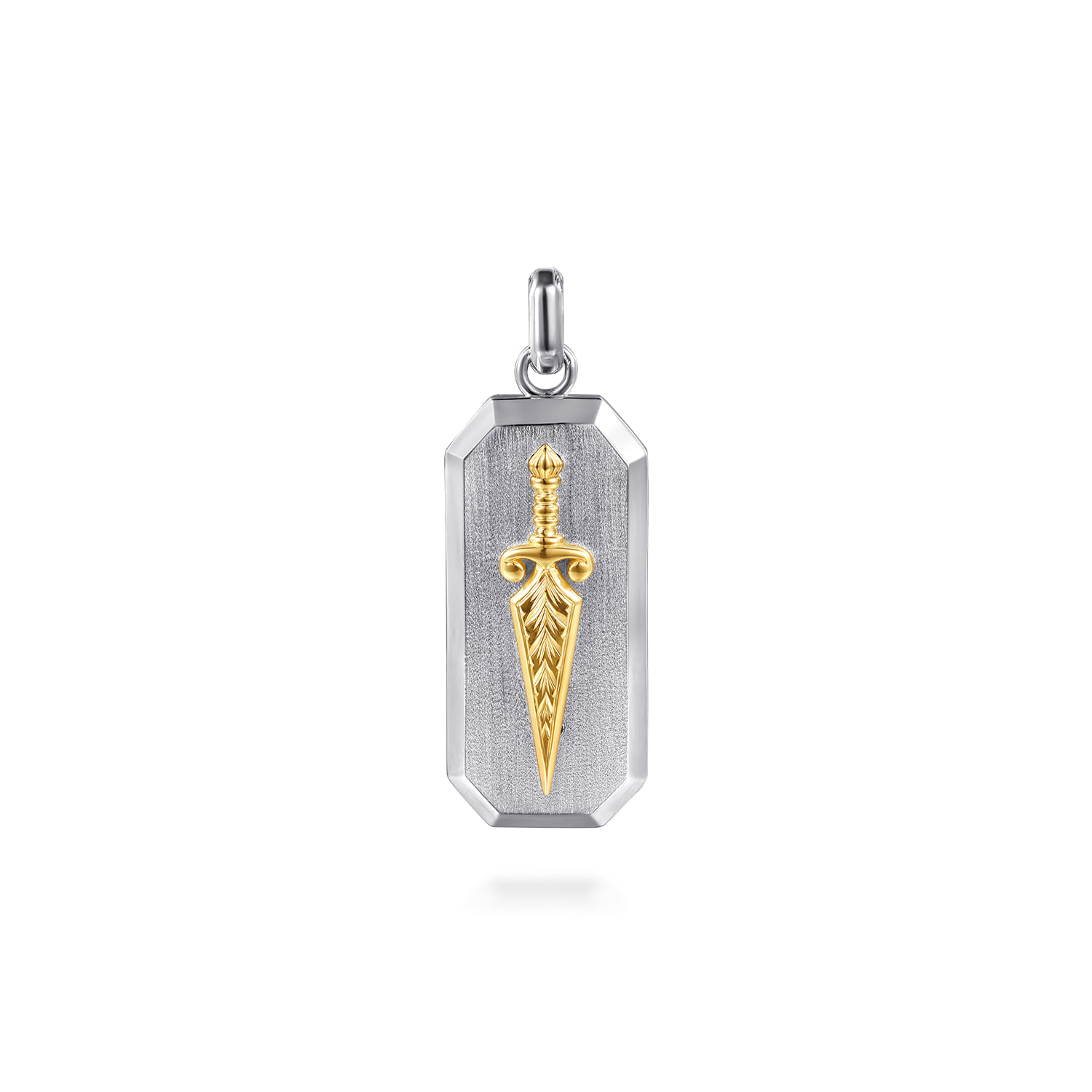 and Dog Tag Pendant with Dagger