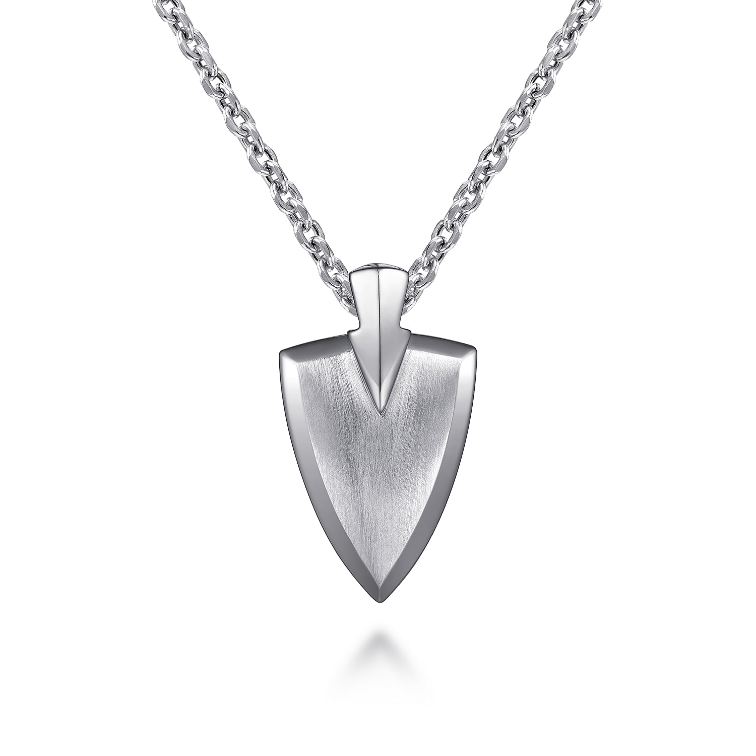 Arrowhead Pendant in Sterling Silver, photograph 3
