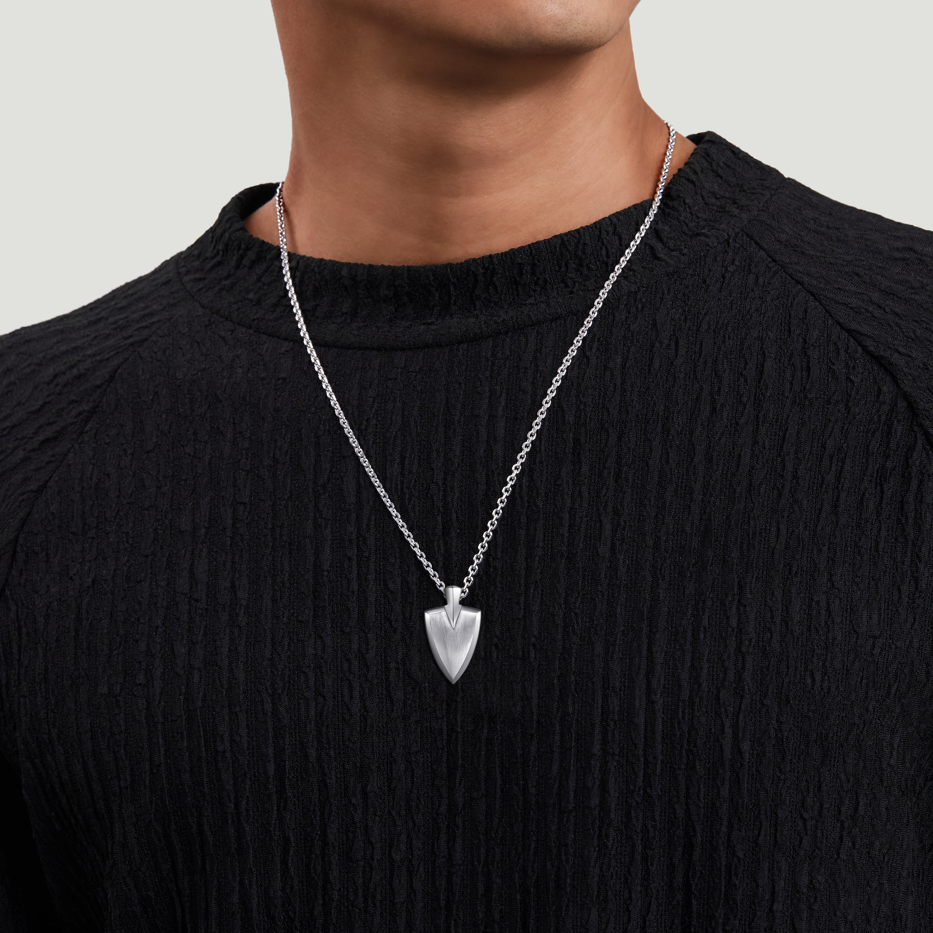 Arrowhead Pendant in Sterling Silver, photograph 4