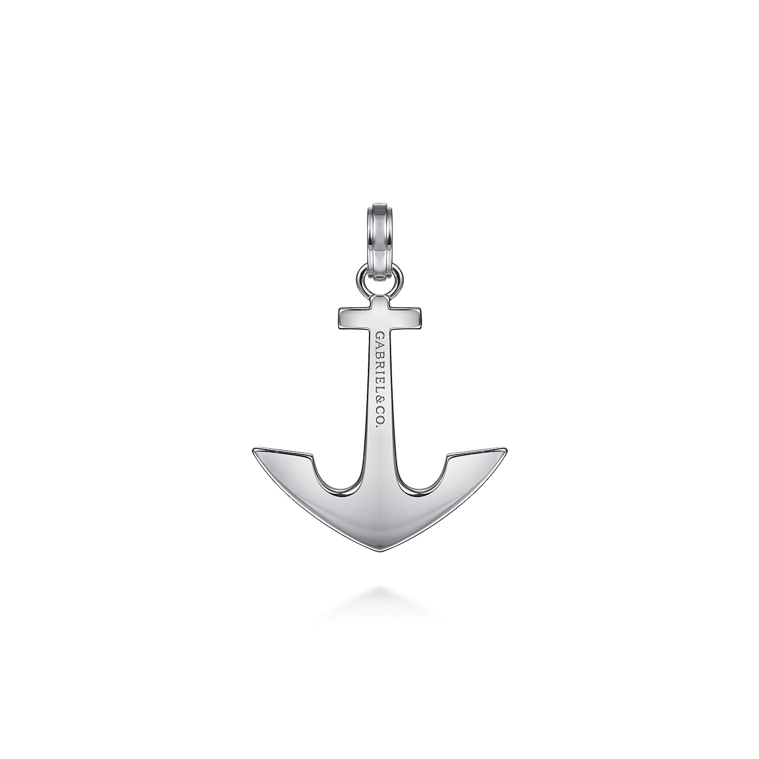 Anchor Pendant in Sterling Silver, photograph 2