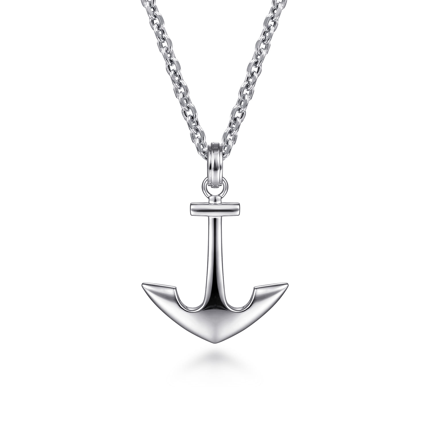 Anchor Pendant in Sterling Silver, photograph 3
