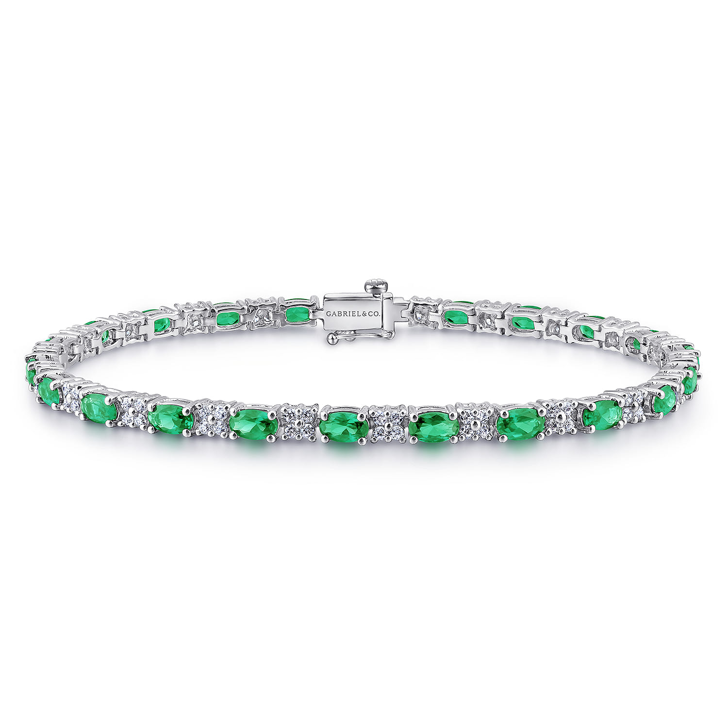 Diamond Emerald Tennis Bracelet