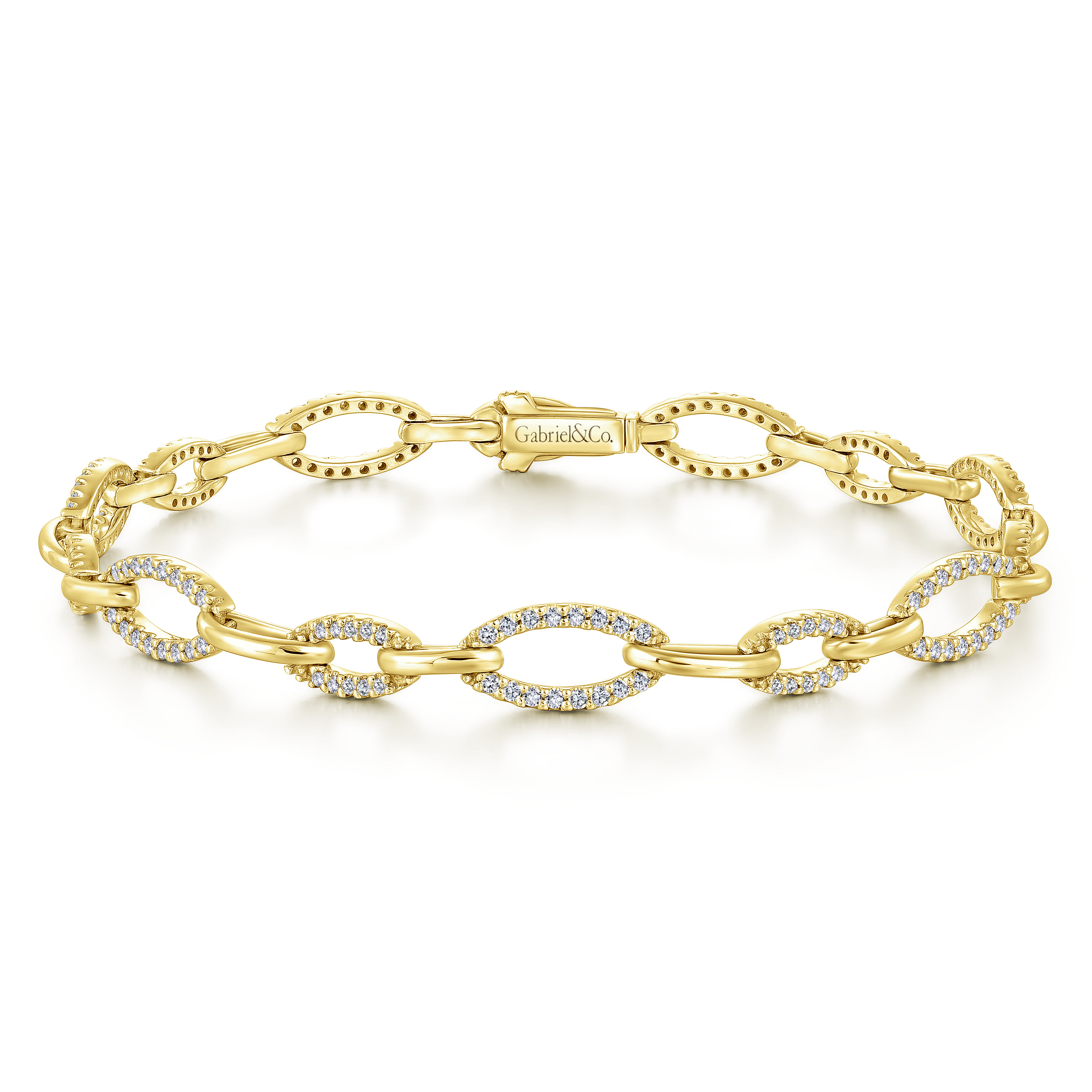 Graduating Diamond Link Tennis Bracelet