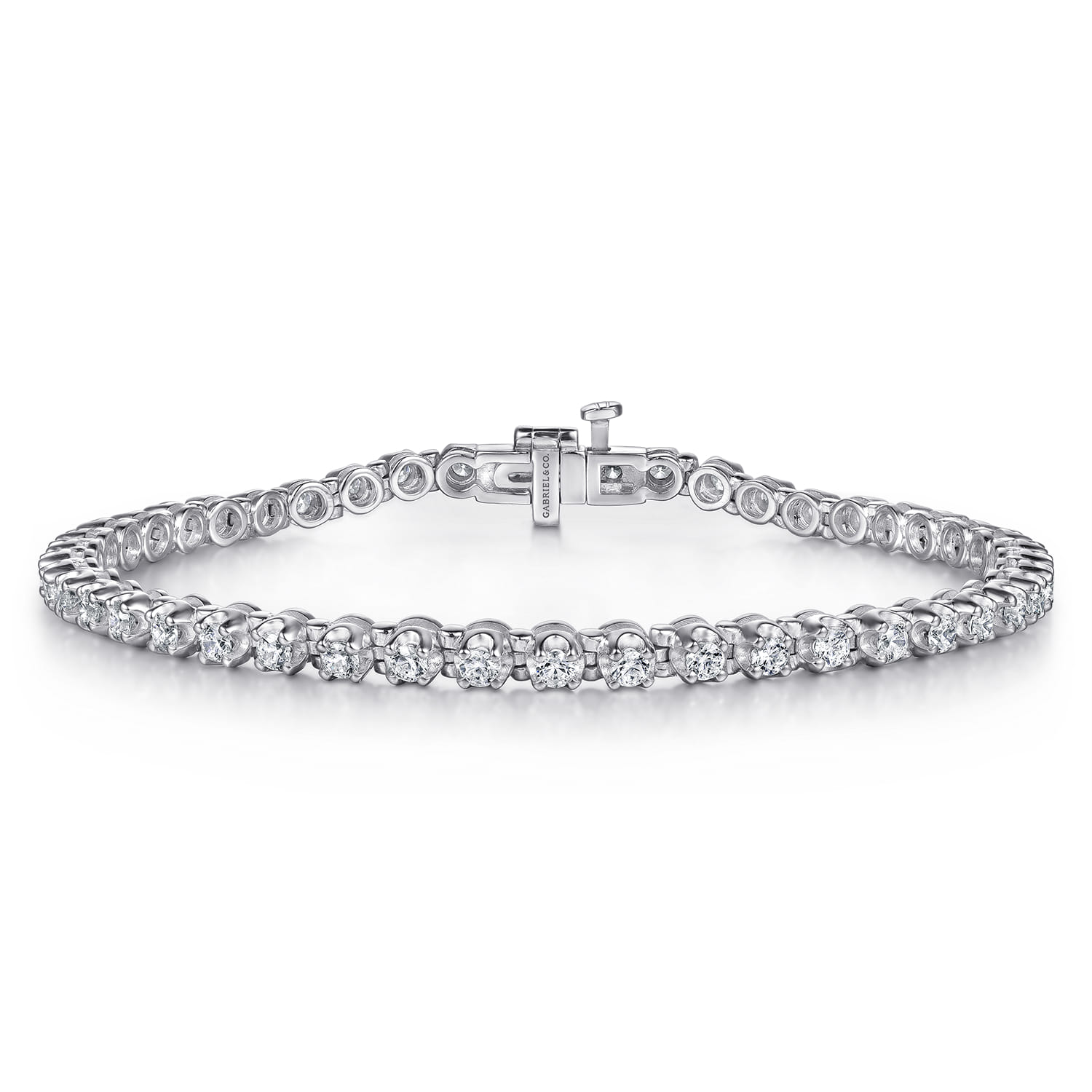 Diamond Tennis Bracelet in 14K White Gold