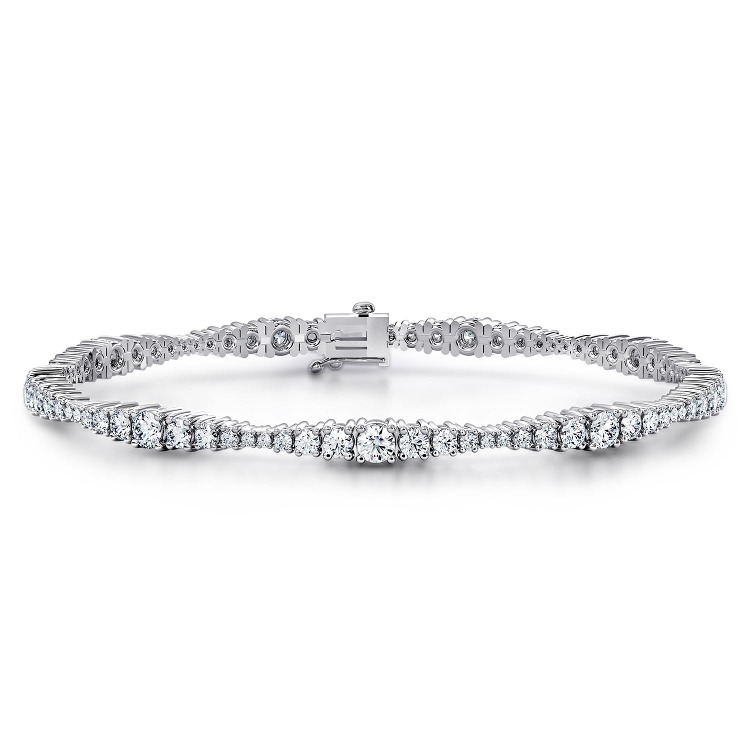 Diamond Tennis Bracelet in 14K White Gold