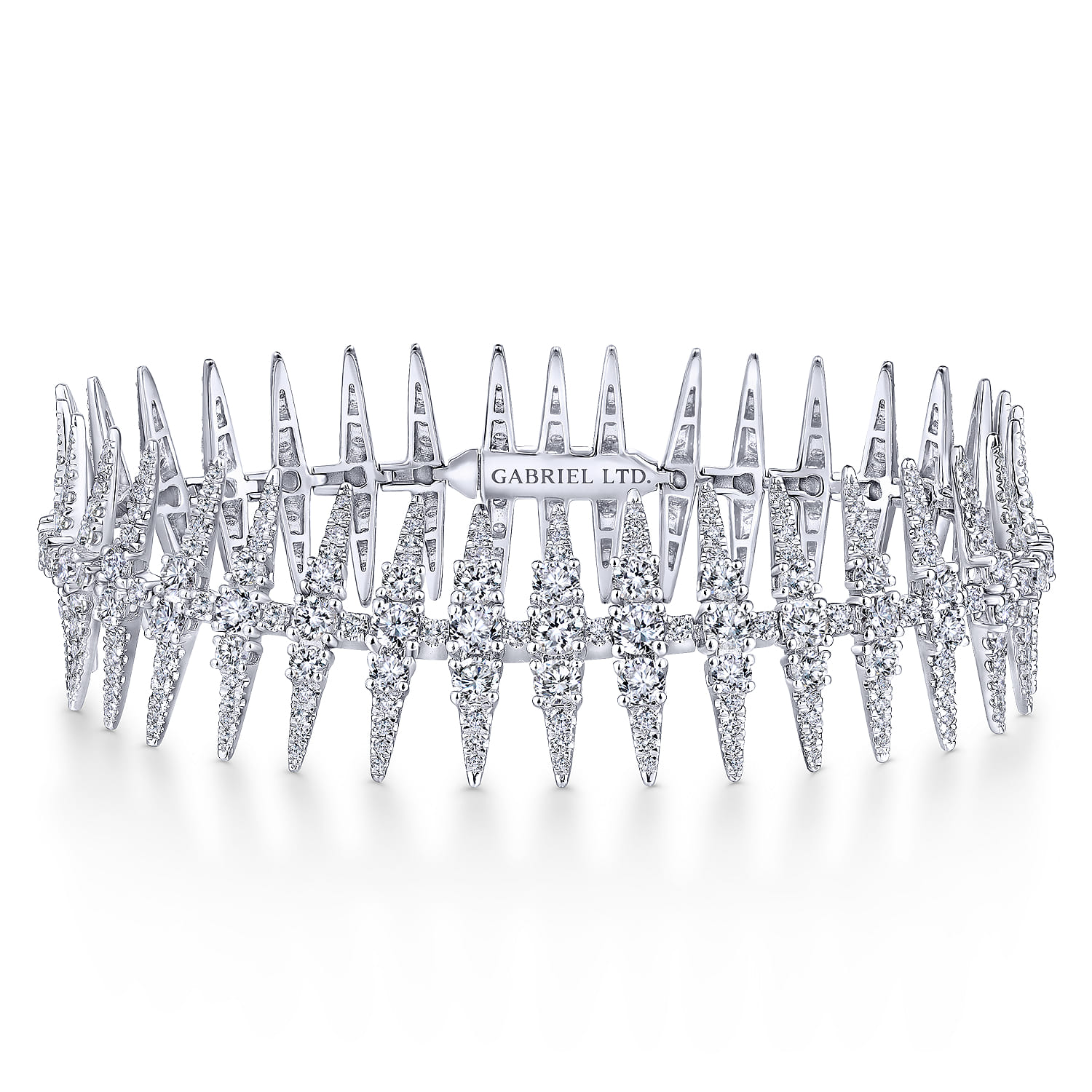 Diamond Spikes Tennis Bracelet