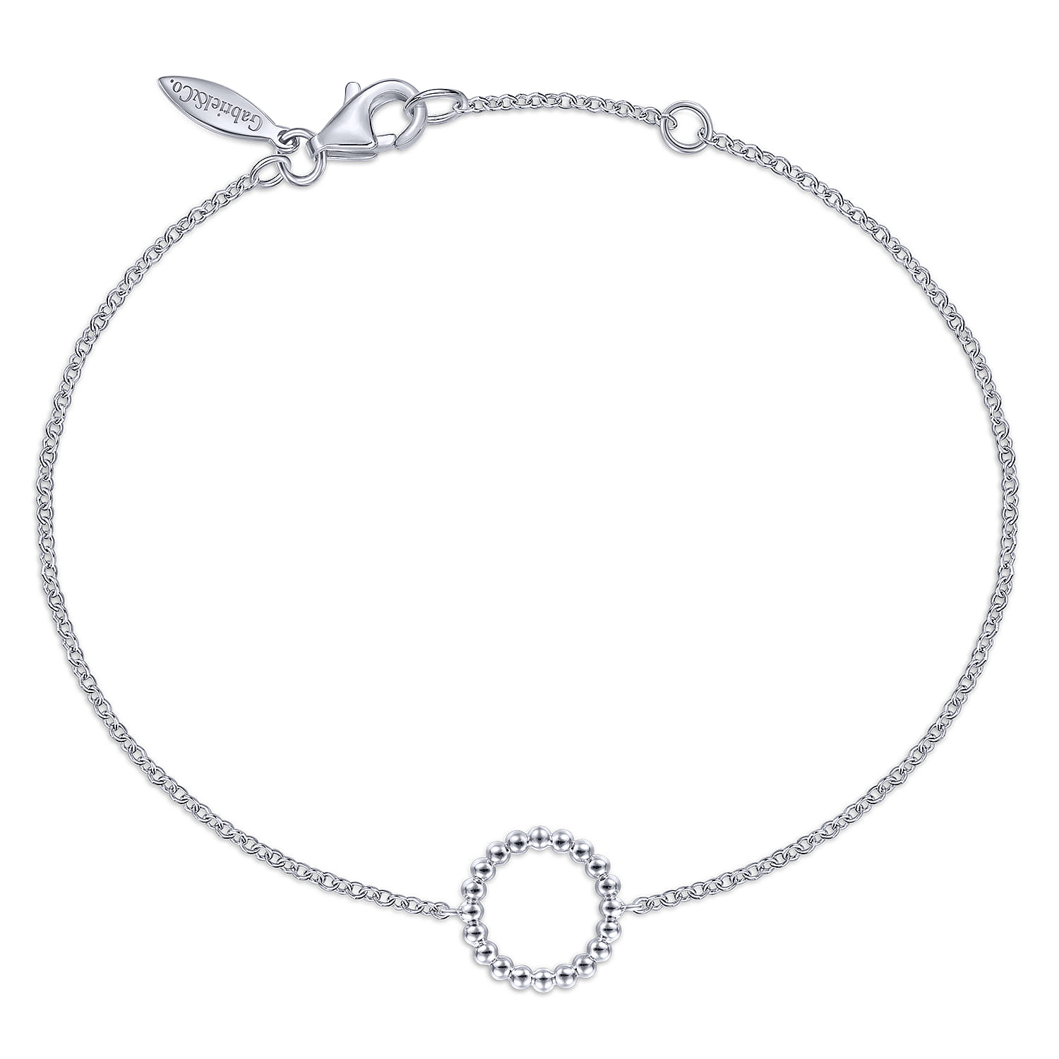 Bujukan Circle Chain Bracelet in Sterling Silver
