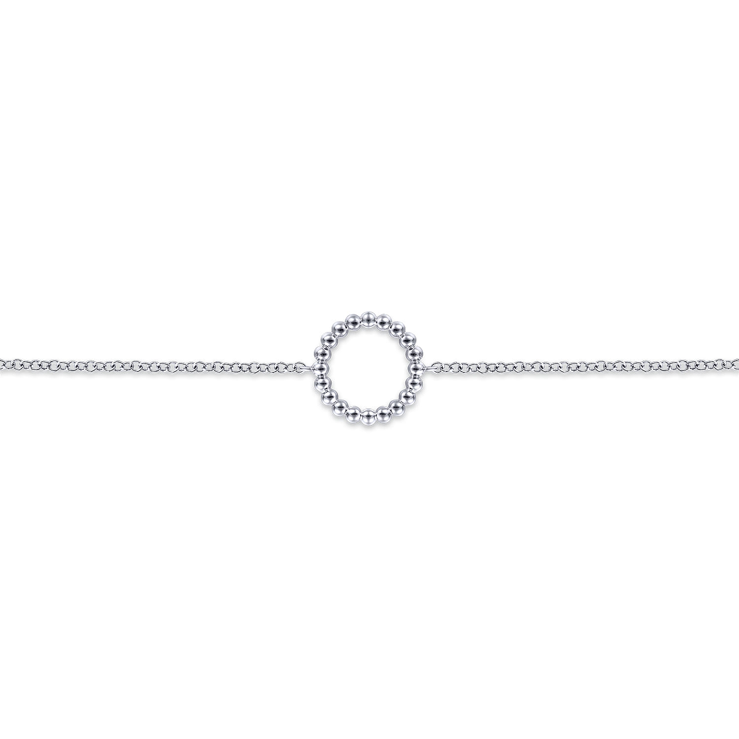 Bujukan Circle Chain Bracelet in Sterling Silver, photograph 2