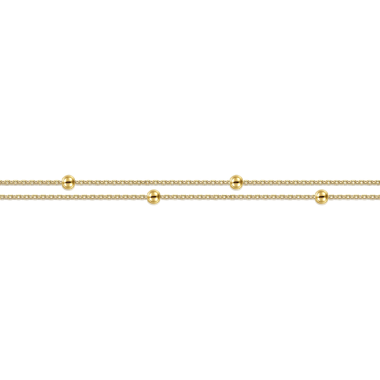 Plain Bracelet in 14K Yellow Gold, photograph 2