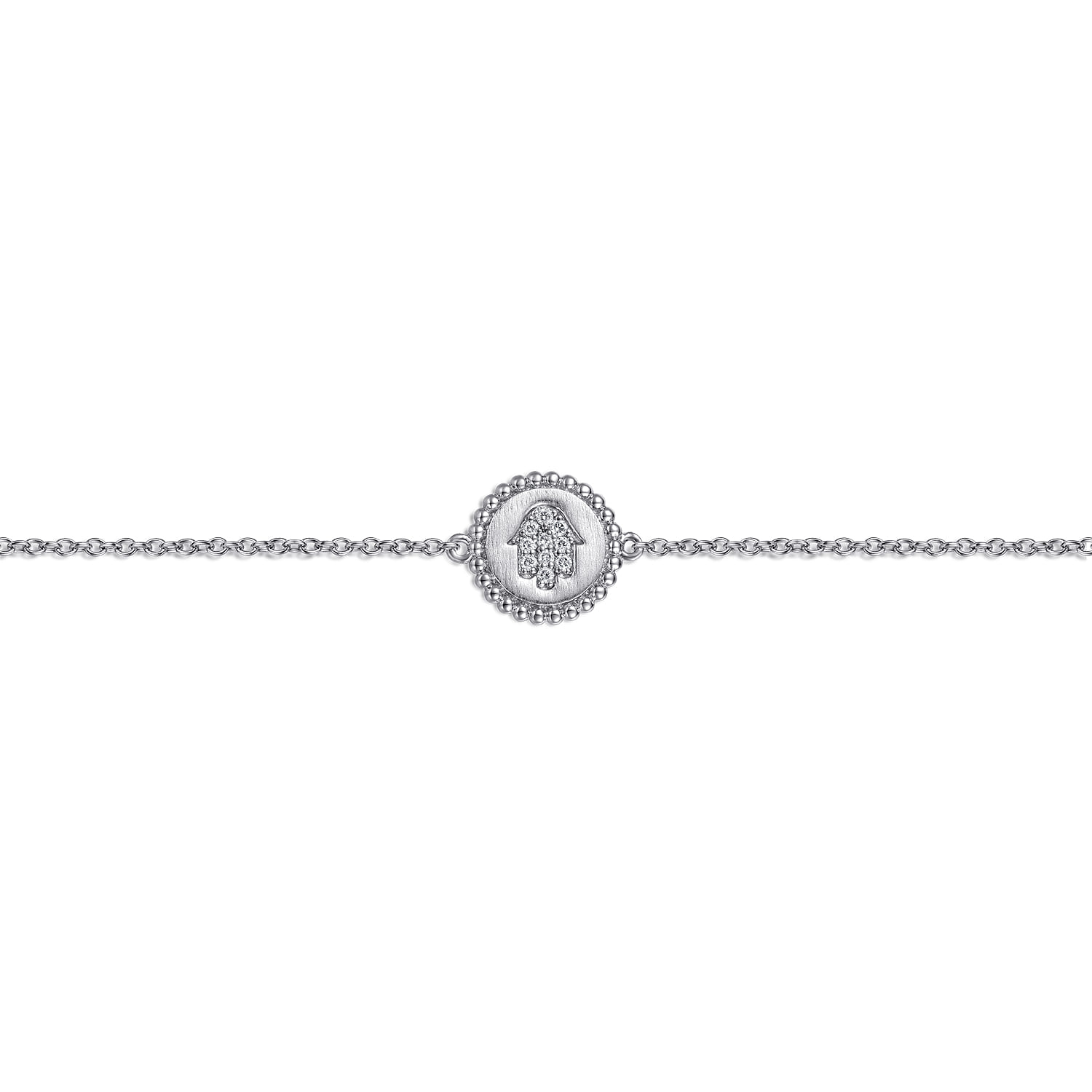 Diamond Bujukan Hand Of God Bracelet in Sterling Silver, photograph 2