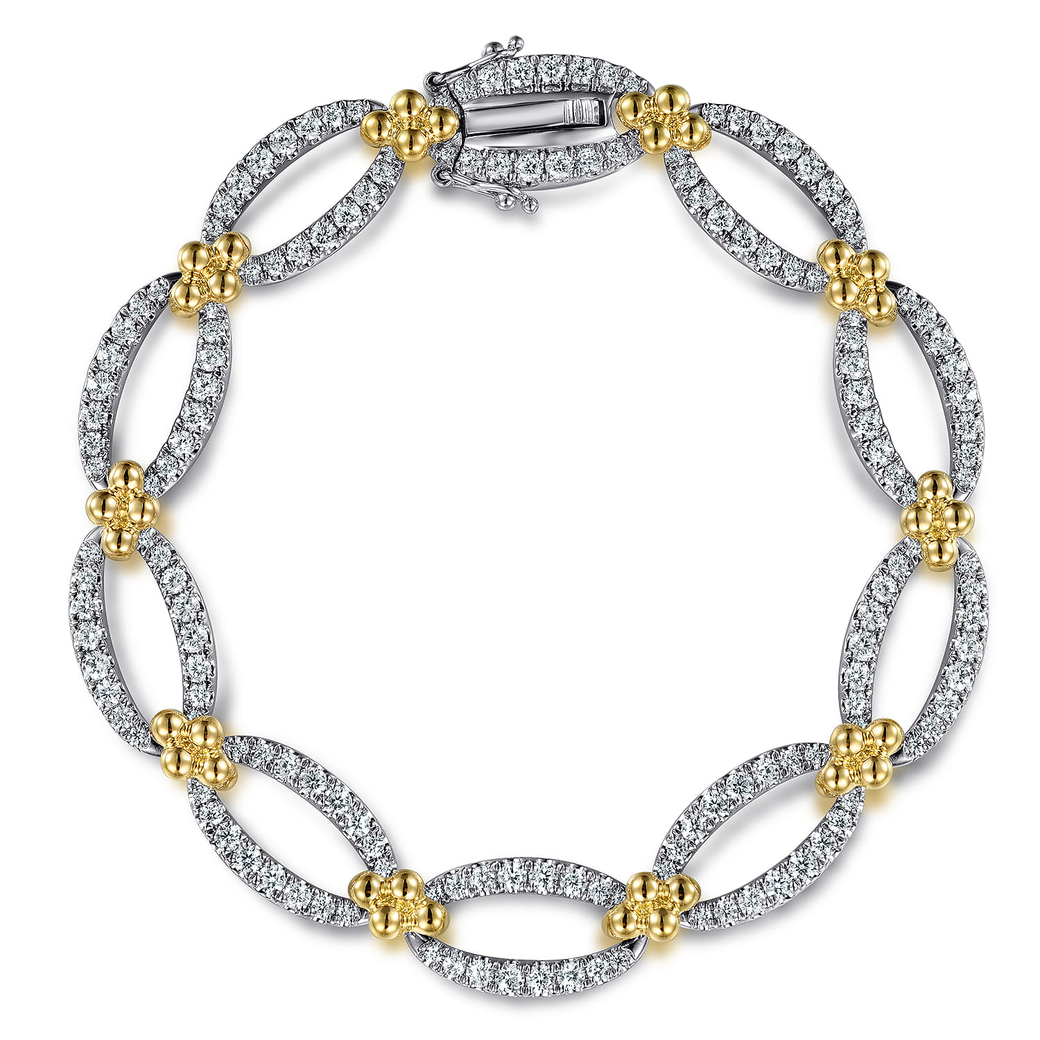 7inch Diamond Link Bracelet
