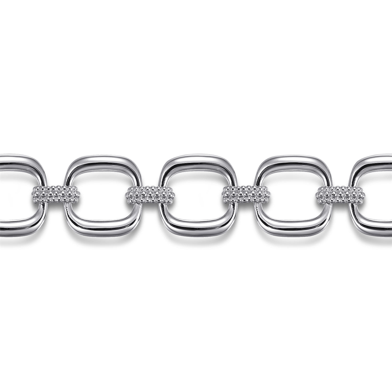 Link Chain Bracelet Bujukan in Sterling Silver, photograph 2