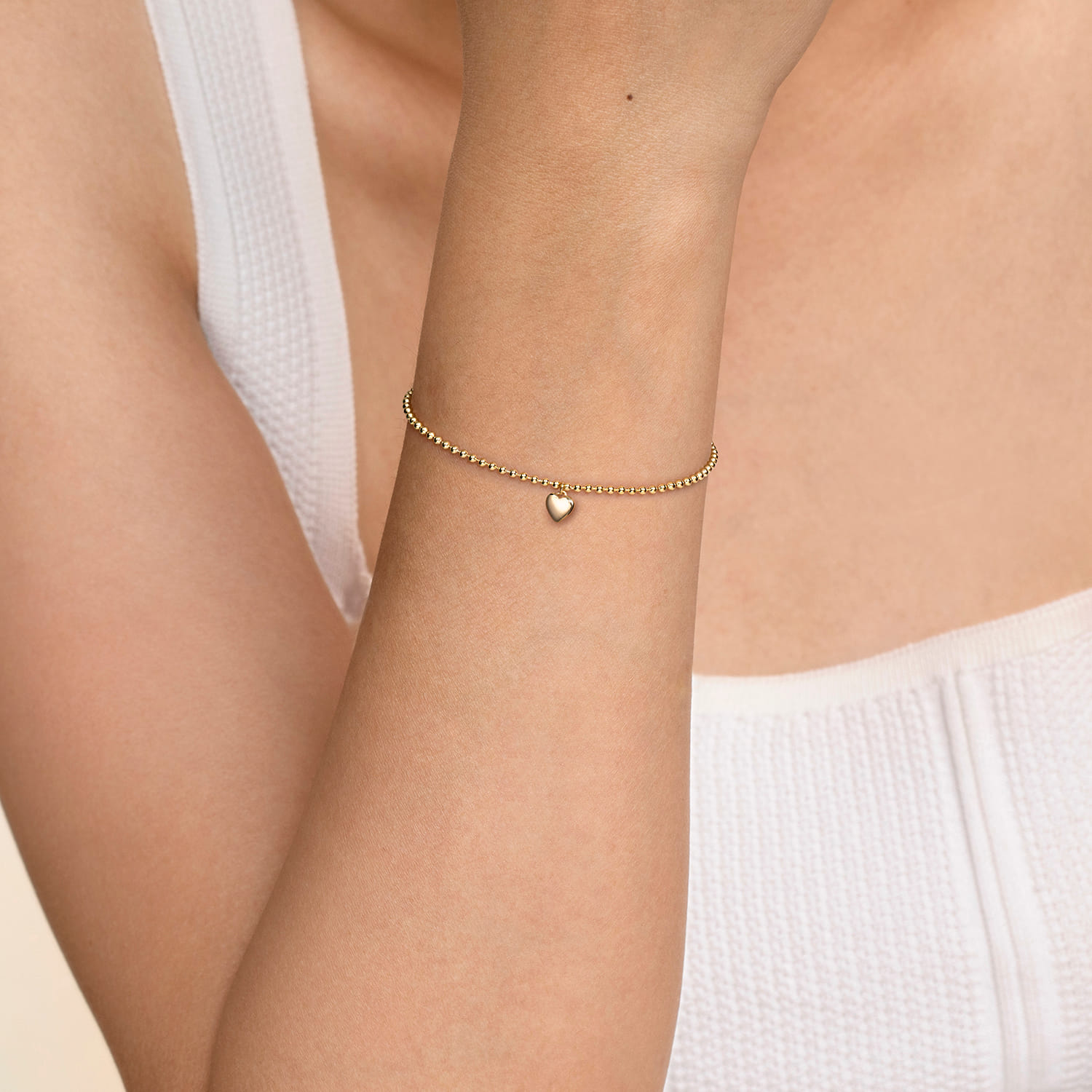 Charm Bracelet Bujukan in 14K Yellow Gold, photograph 3