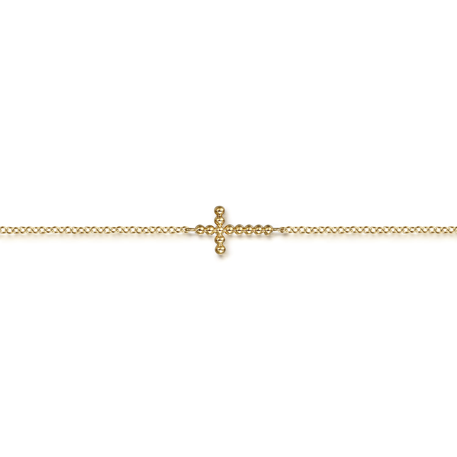 Cross Bracelet-Bujukan in 14K Yellow Gold, photograph 2