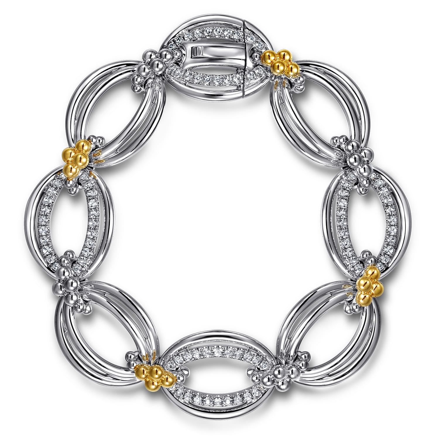 and Bujukan White Sapphire Link Bracelet